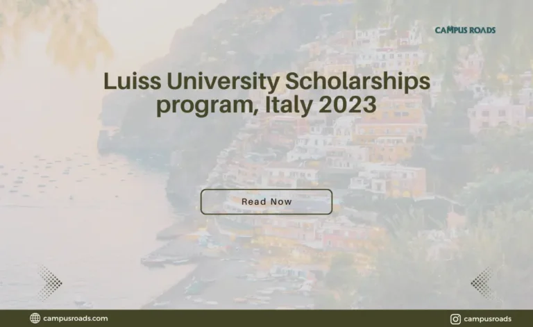 Luiss University Scholarships program, Italy 2023 | Apply Now