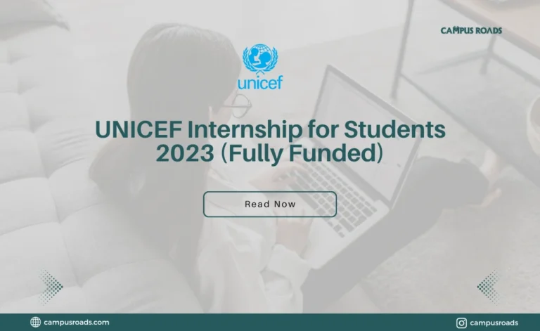 UNICEF Internship for Students 2023 (Fully Funded) Apply Now